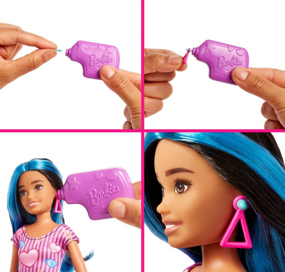 Barbie Skipper og øreringesalon inkl piercer