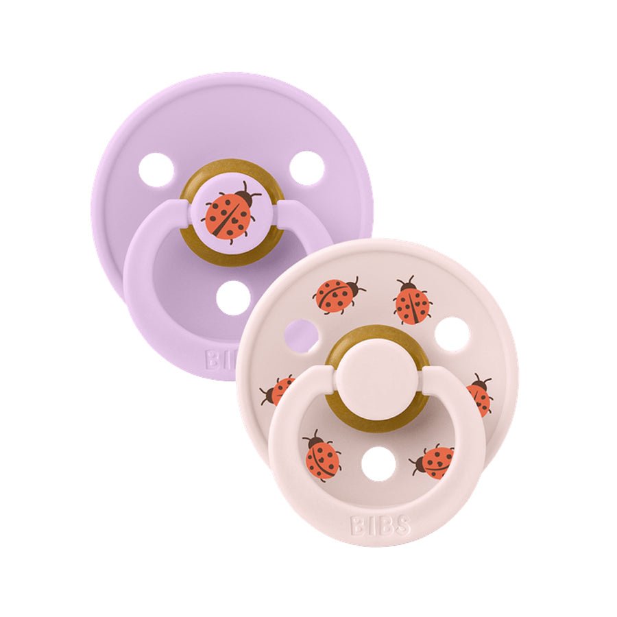 BIBS 2 - Pak Studio Colour Sut Str 1 - Ladybug Violet Sky Mix