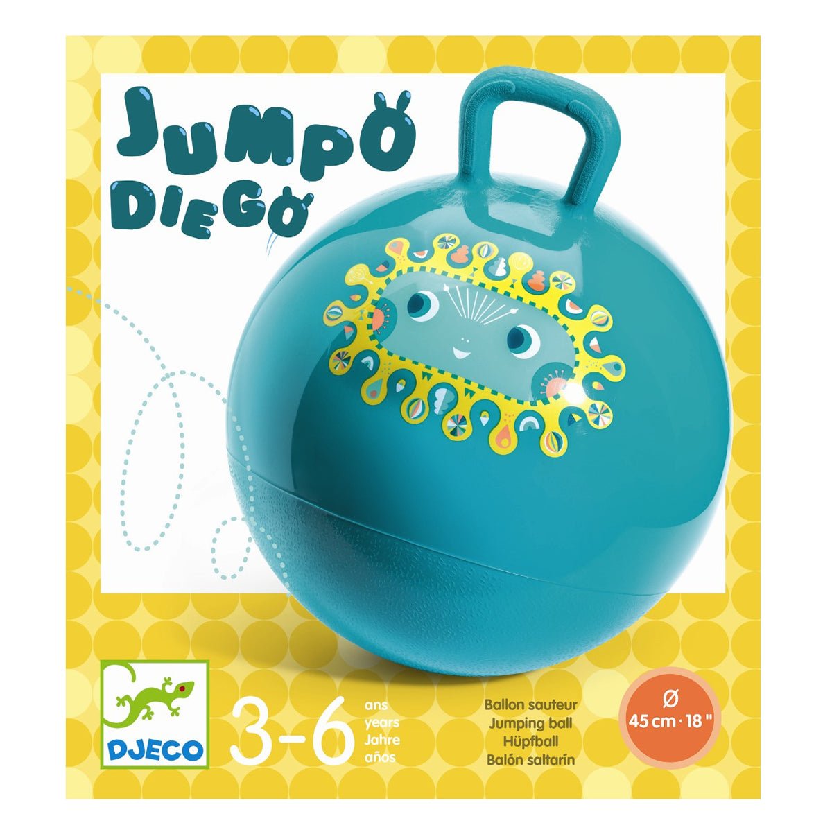 Hoppebold med Jumpo Diego