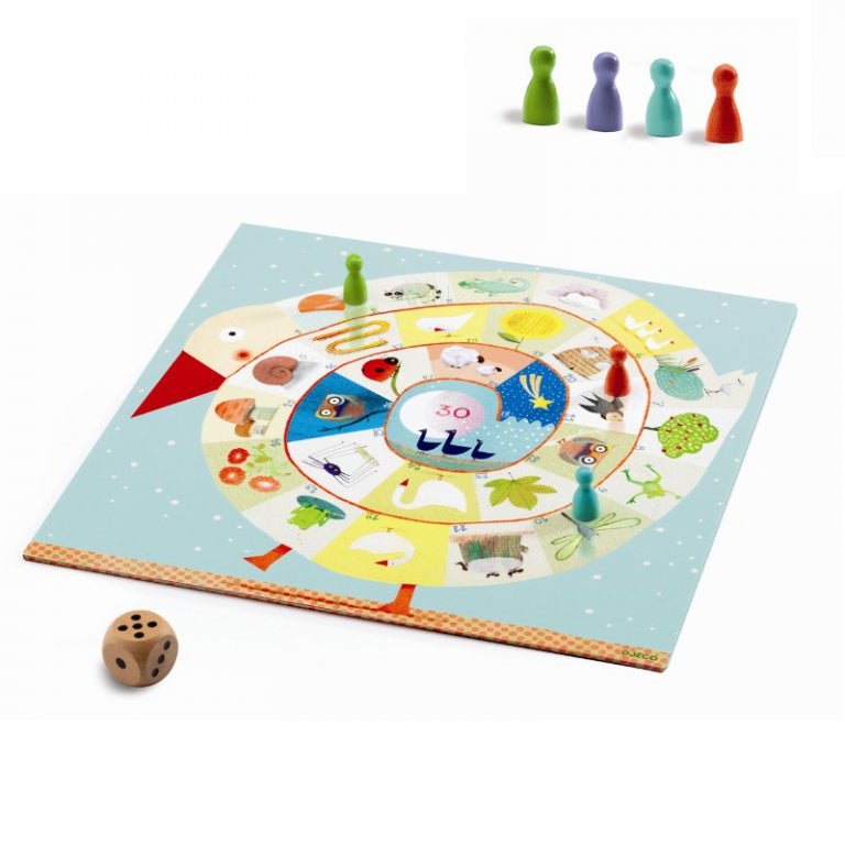 Spilkuffert med Gåsespillet og Ludo