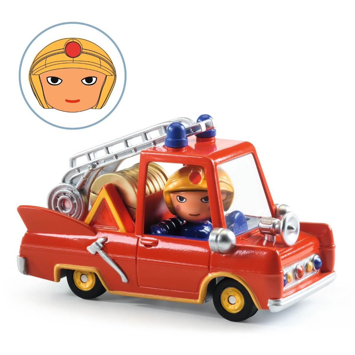 Djeco Crazy Motors, lille brandbil