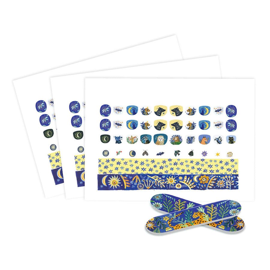 Djeco neglestickers, måneskin