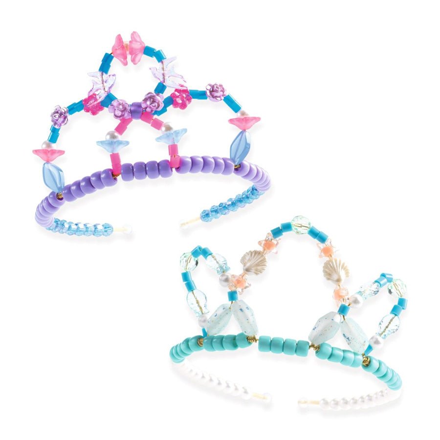 Perler til Diademer med Blå Farver