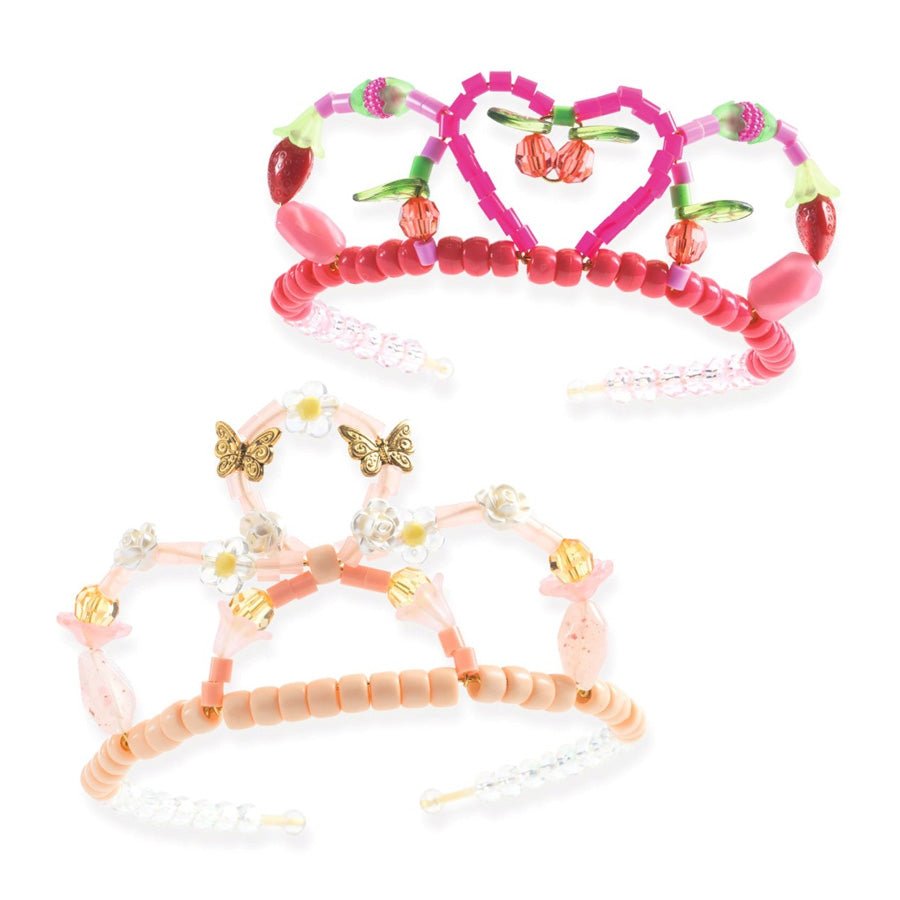 Perler til Diademer med Rosa Farver