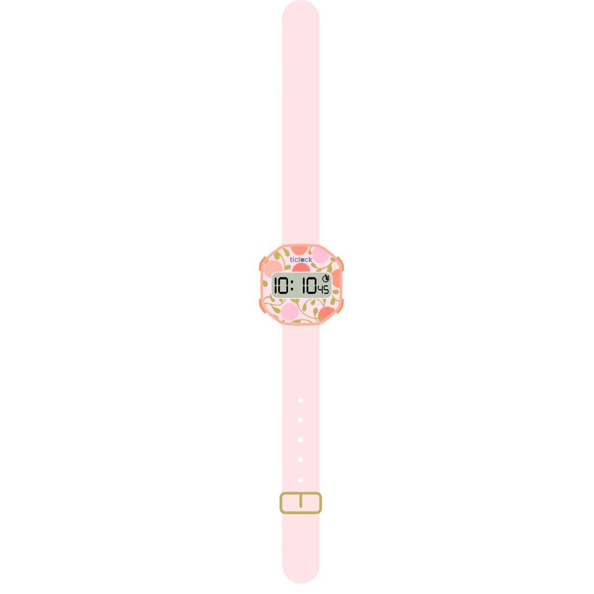 Ticlock digitalur med Blomster