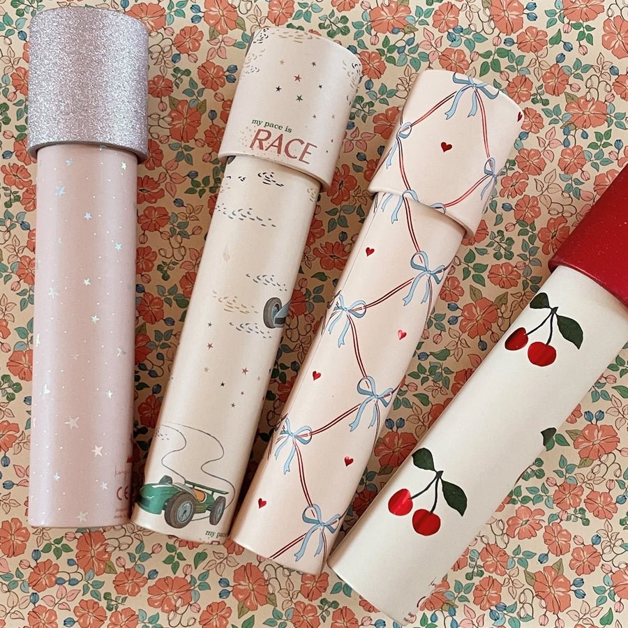 Konges Sløjd kaleidoskop, Cherry glitter rød