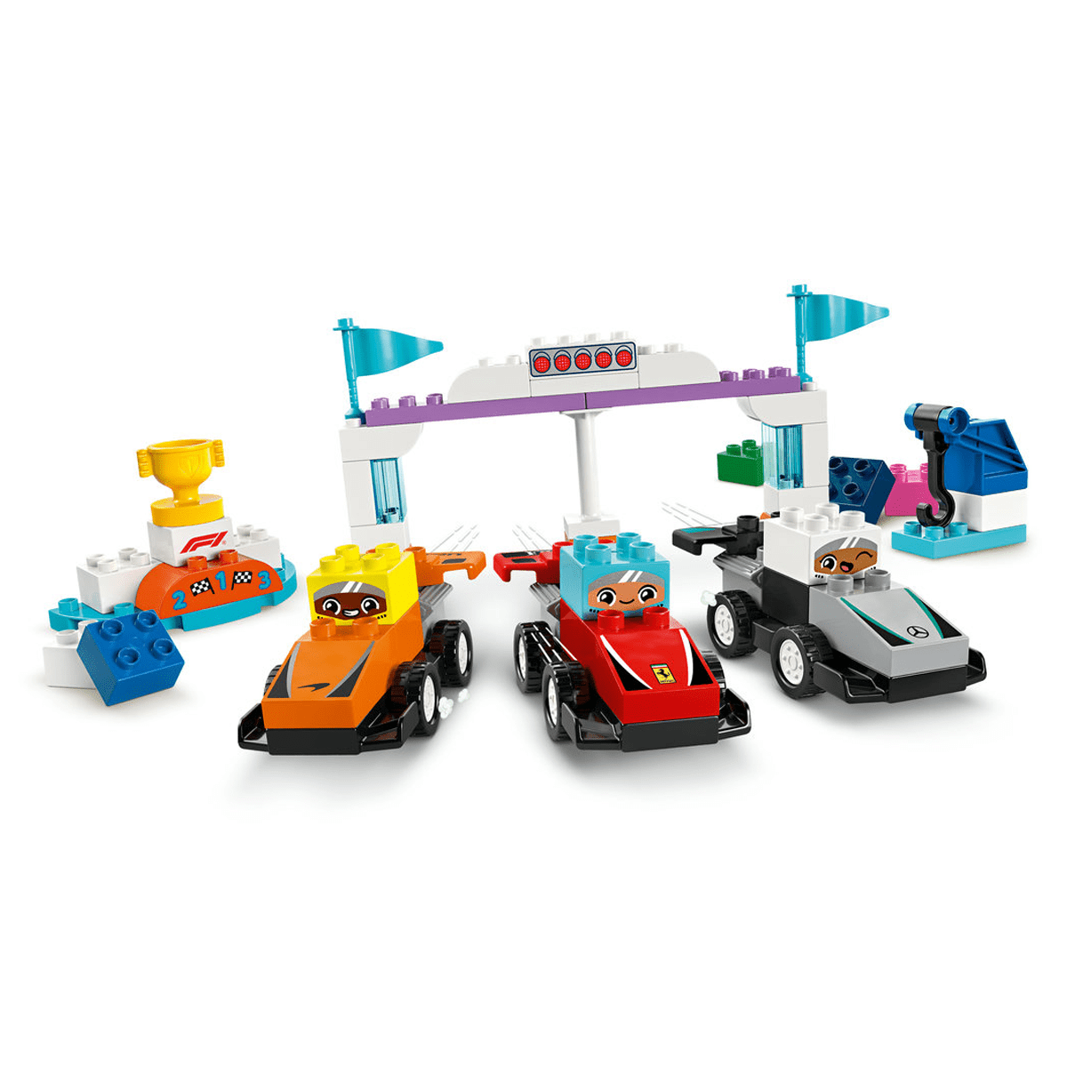 LEGO® DUPLO F1® - teams med racerbiler og kørere