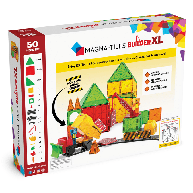 Magna - Tiles Byggepladssæt XL 50 stk
