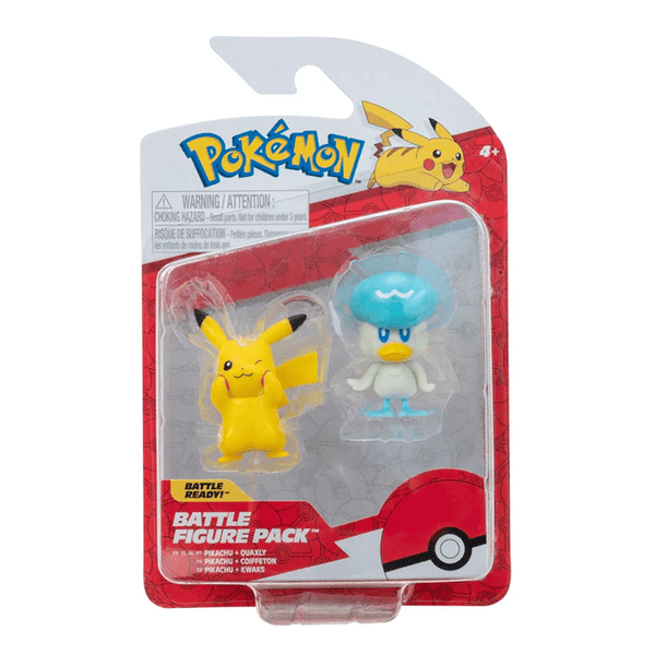Pokemon batte figurer, Pikachu og Quaxly