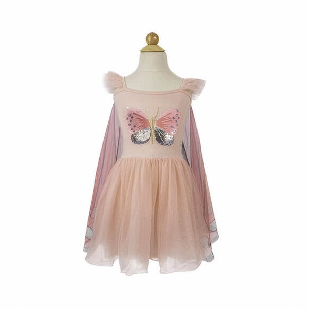 Great Pretenders Secret Butterfly paillet Kjole Med Vinger - Str 5 - 6