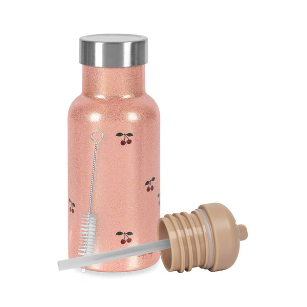 Konges Sløjd Glitter Thermoflaske, Cherry Glitter