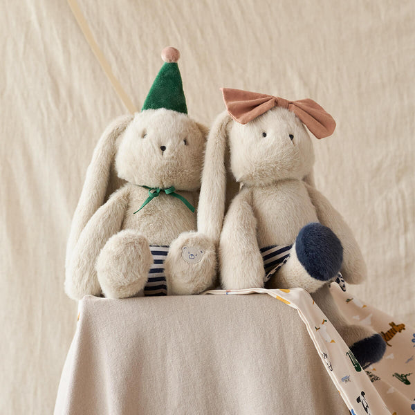 Liewood Bertrand Kanin Celebration Bamse, Mist/Blue Stripe Mix