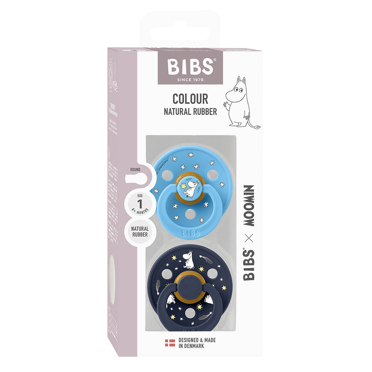 Bibs x Mumi Good Night 2 - Pak Colour Sut Str 1, Breeze Mix
