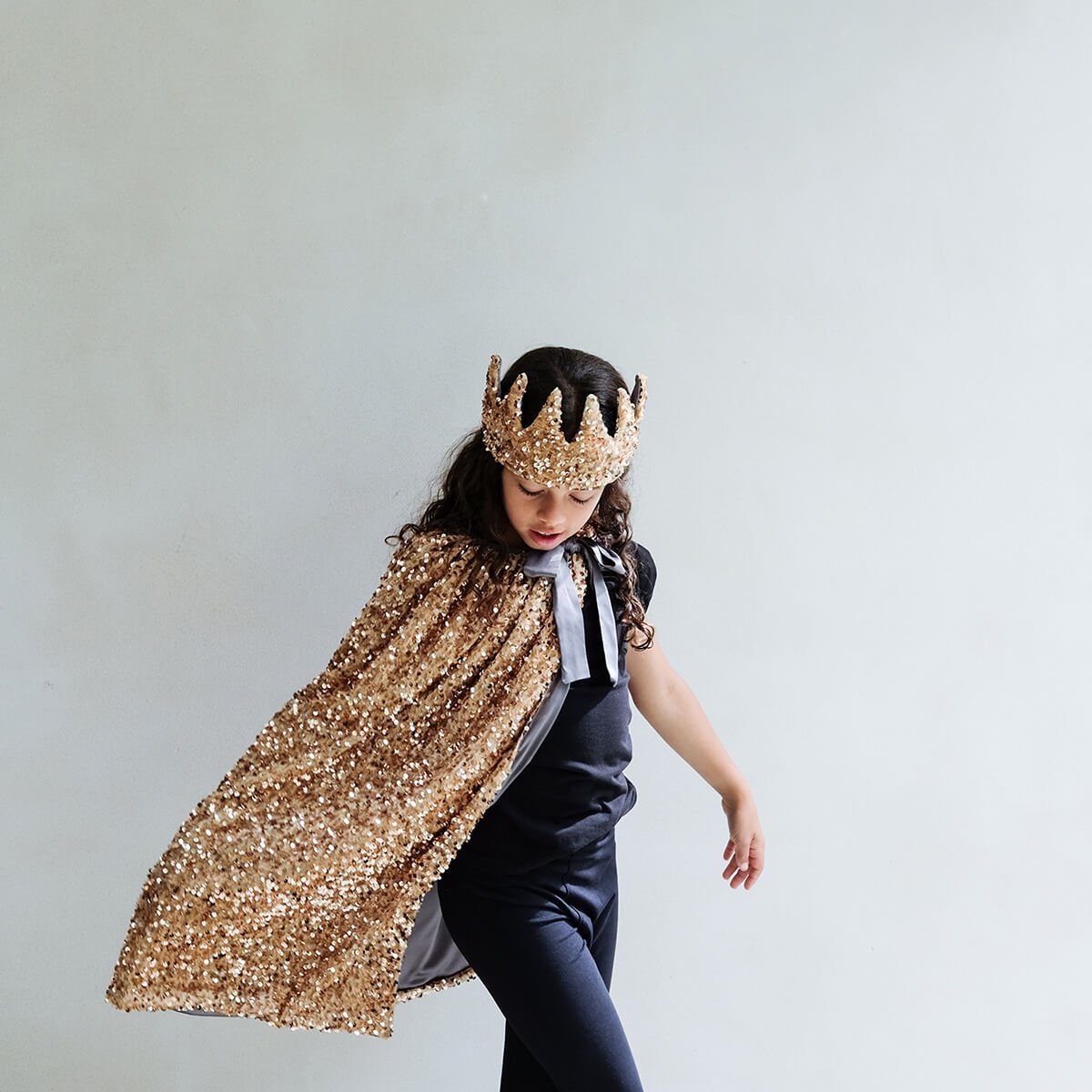 Mimi & Lula Vendbar Krone, Gold Sequin