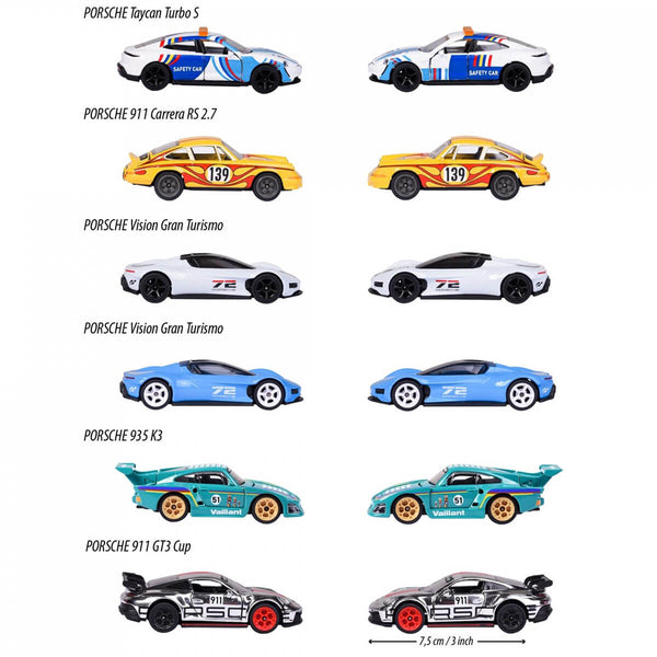 Majorette Motorsport Porsche Deluxe, Asst