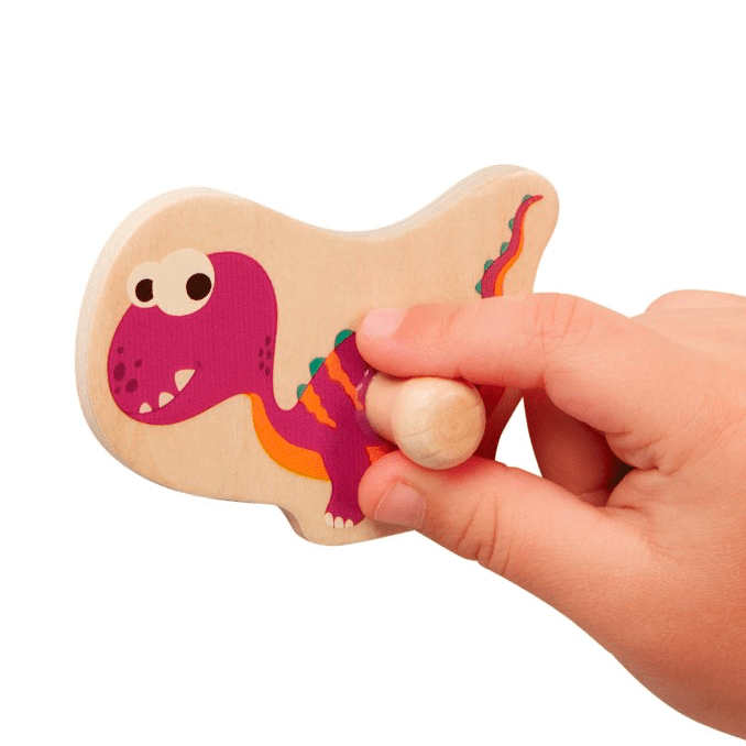 B Toys knoppuslespil, dino