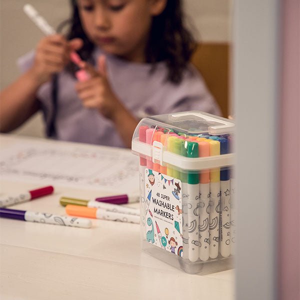 Børnenes Kartel 48 super washable markers