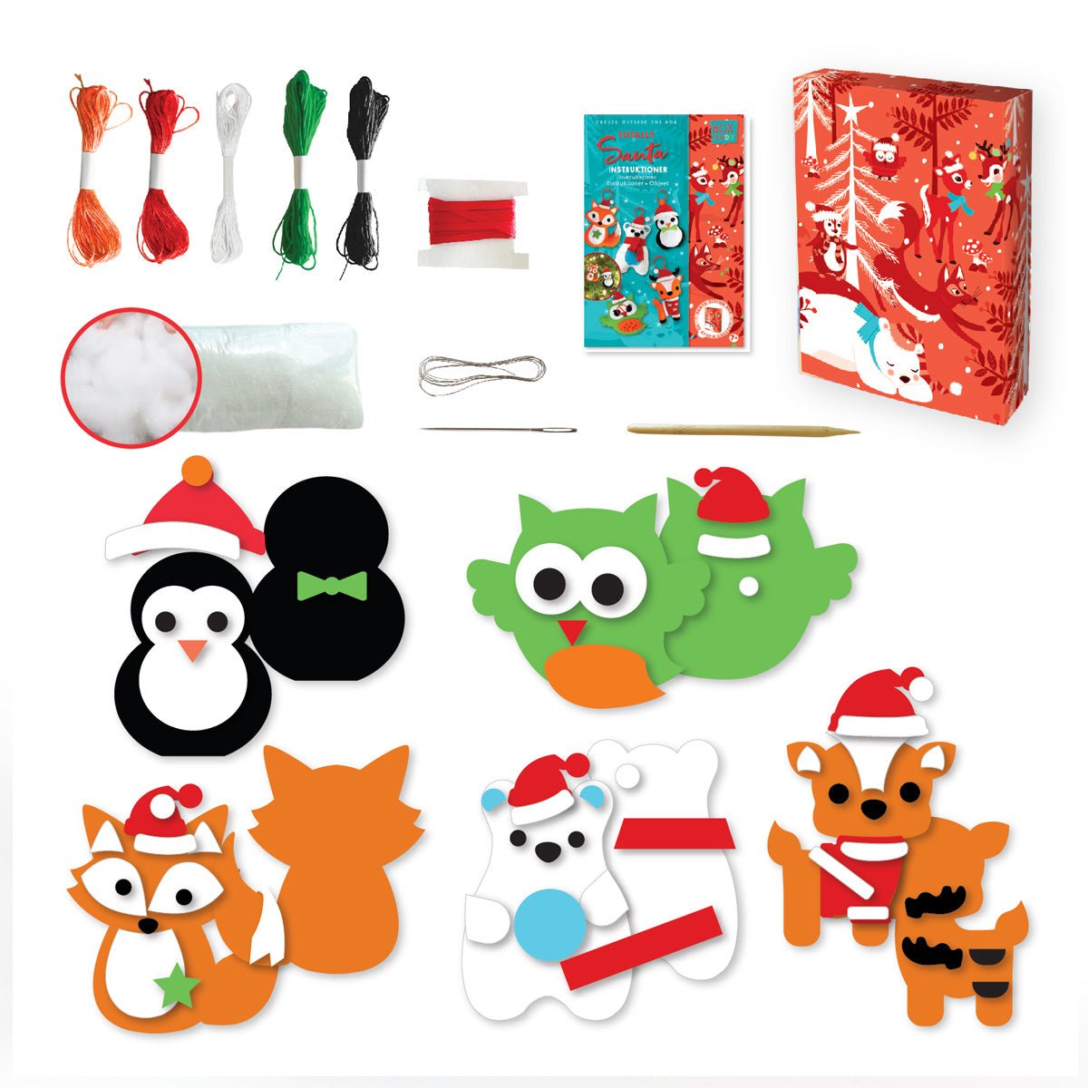 Box Candiy filtdyrspynt, totally santa