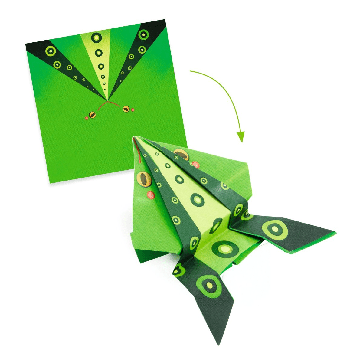 Djeco kreativ origami, Hoppende dyr