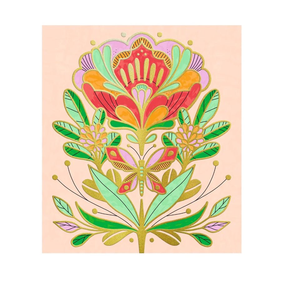 Djeco Farvelægning, Artistic color, Flora