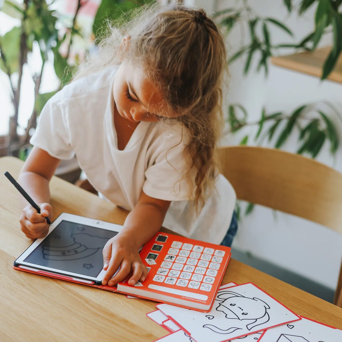 Kidydraw Mini Skitsebog med LCD Skærm, Kawaii