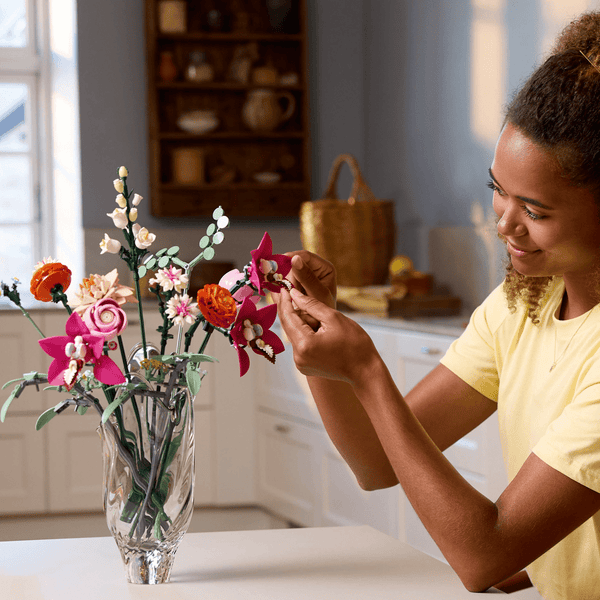 LEGO® Smuk pink blomsterbuket