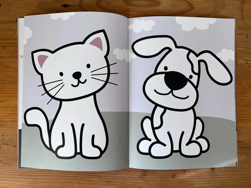 Aufgaben - und malbuch für kinder ab 2 jahre