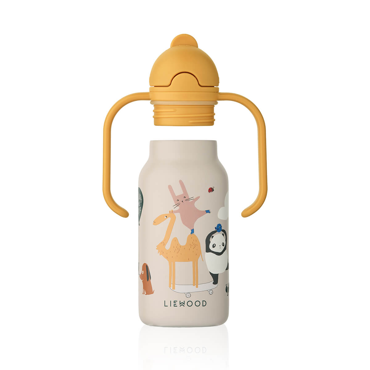 Liewood Kimmie Vandflaske, 250 ml, Around the World/Sandy