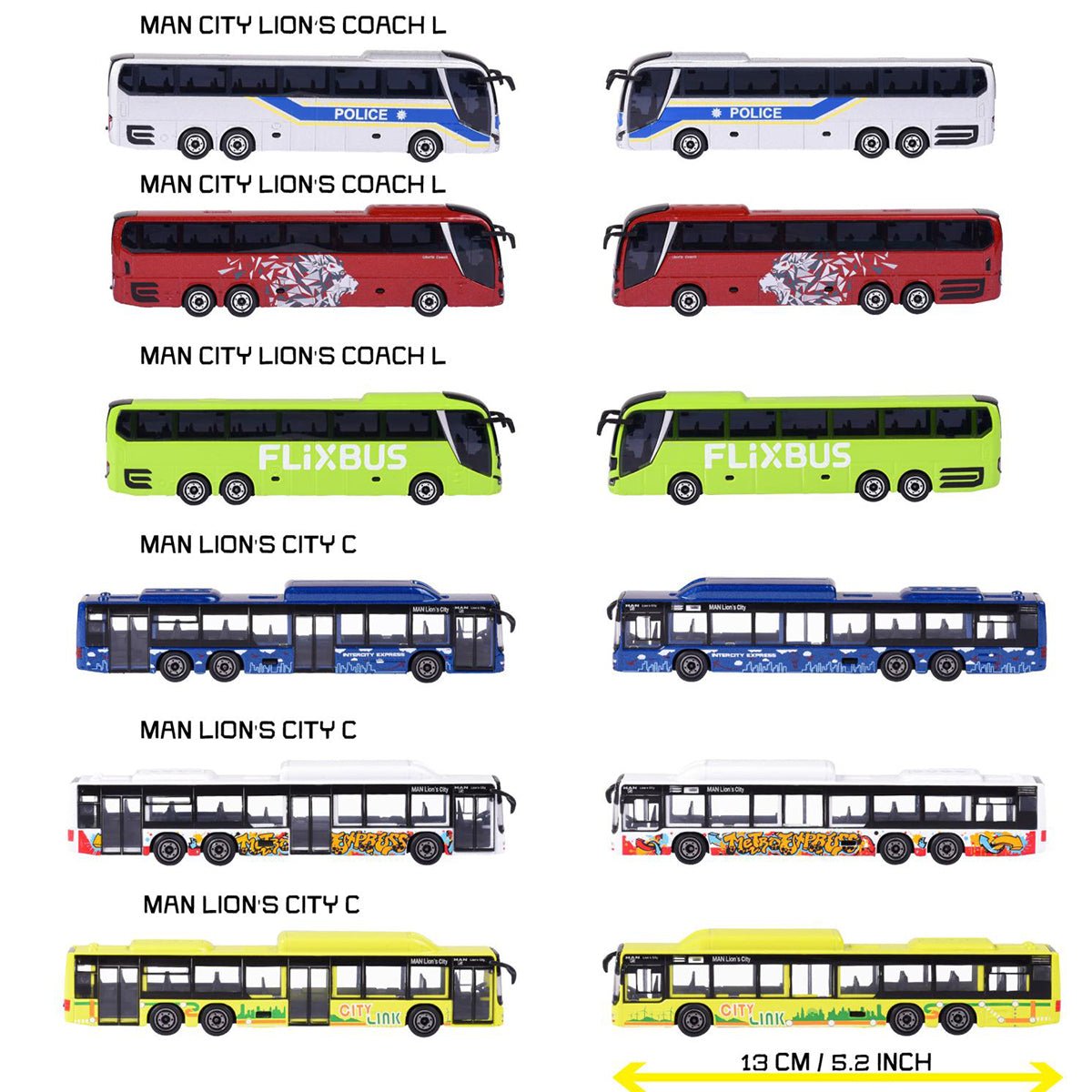 Majorette City MAN Bus, ass