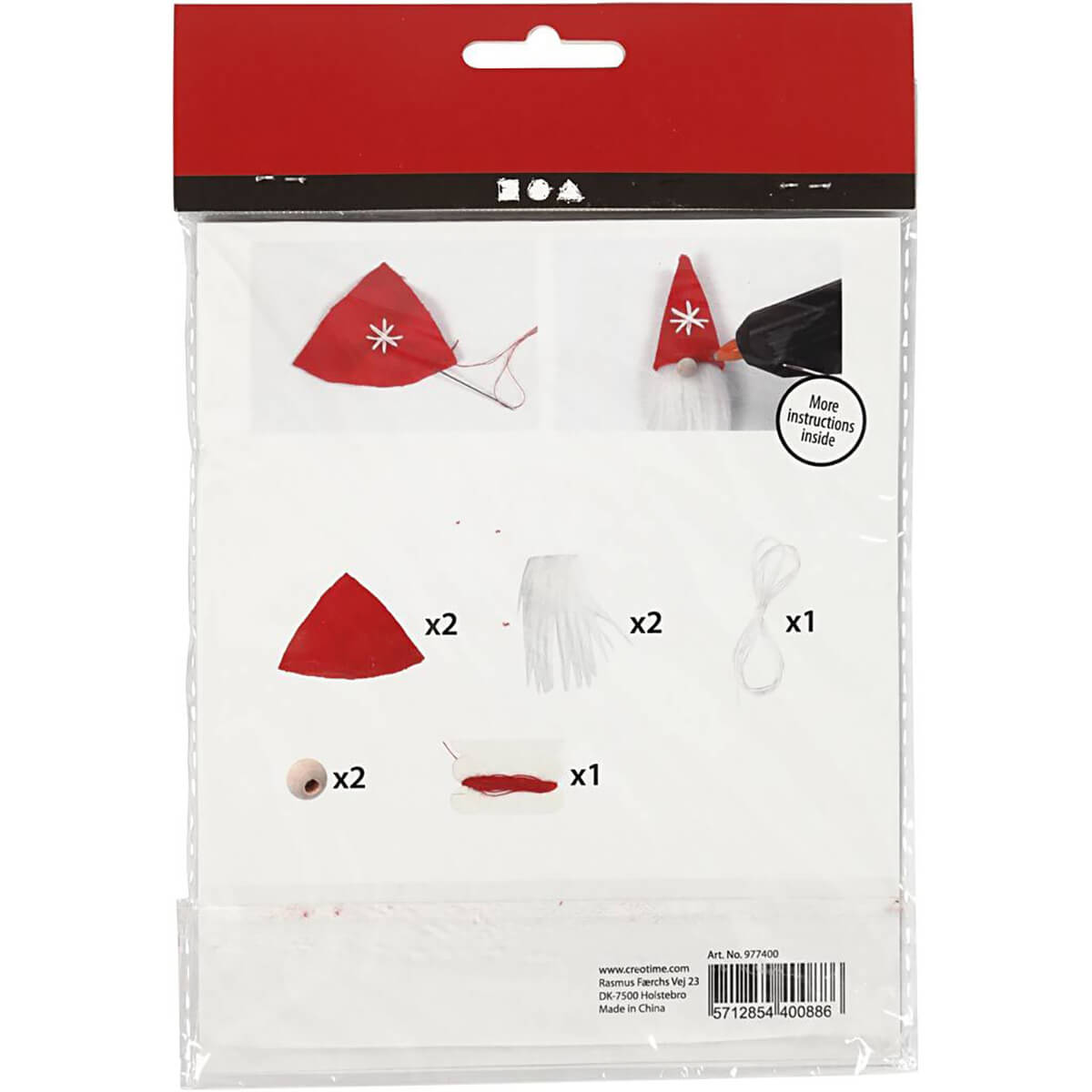 Creativ Company Mini DIY Kit, Hængende Næsenisser