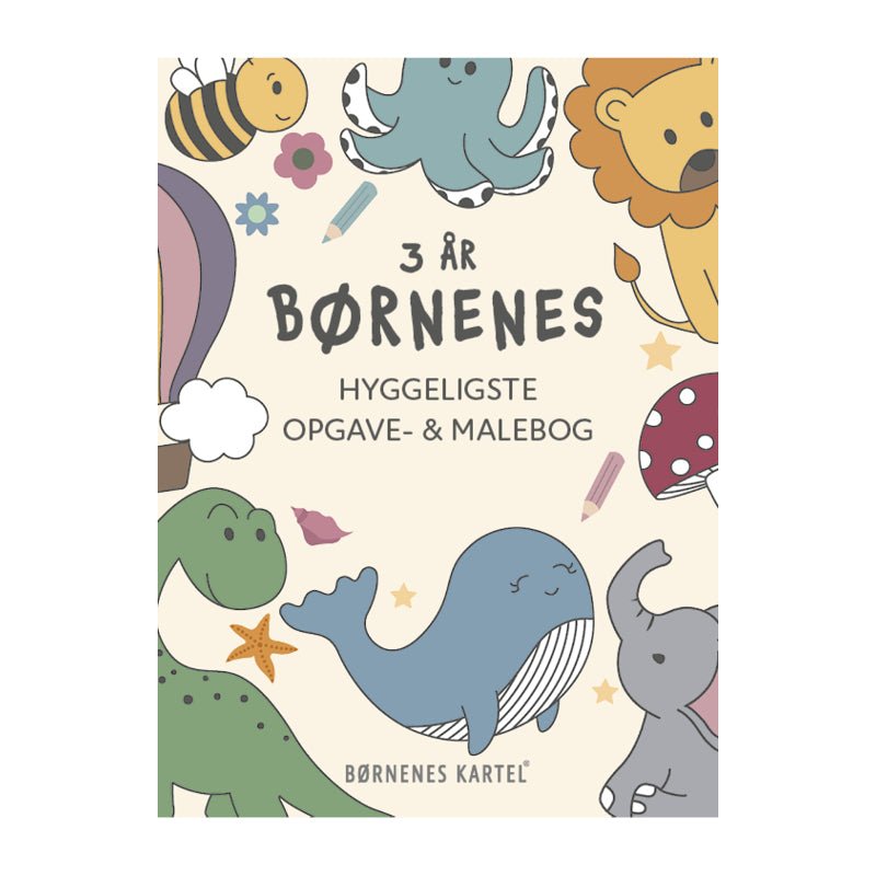 Børnenes hyggeligste malebog, 3 år