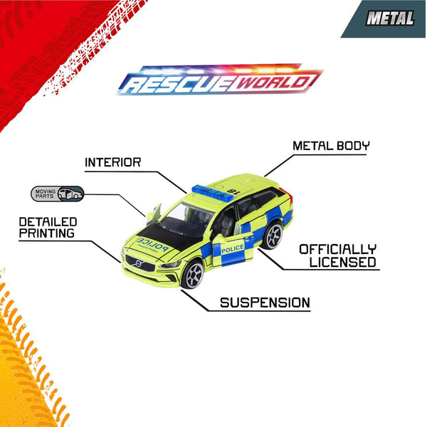 Majorette Rescue World Gavepakke 5 Dele