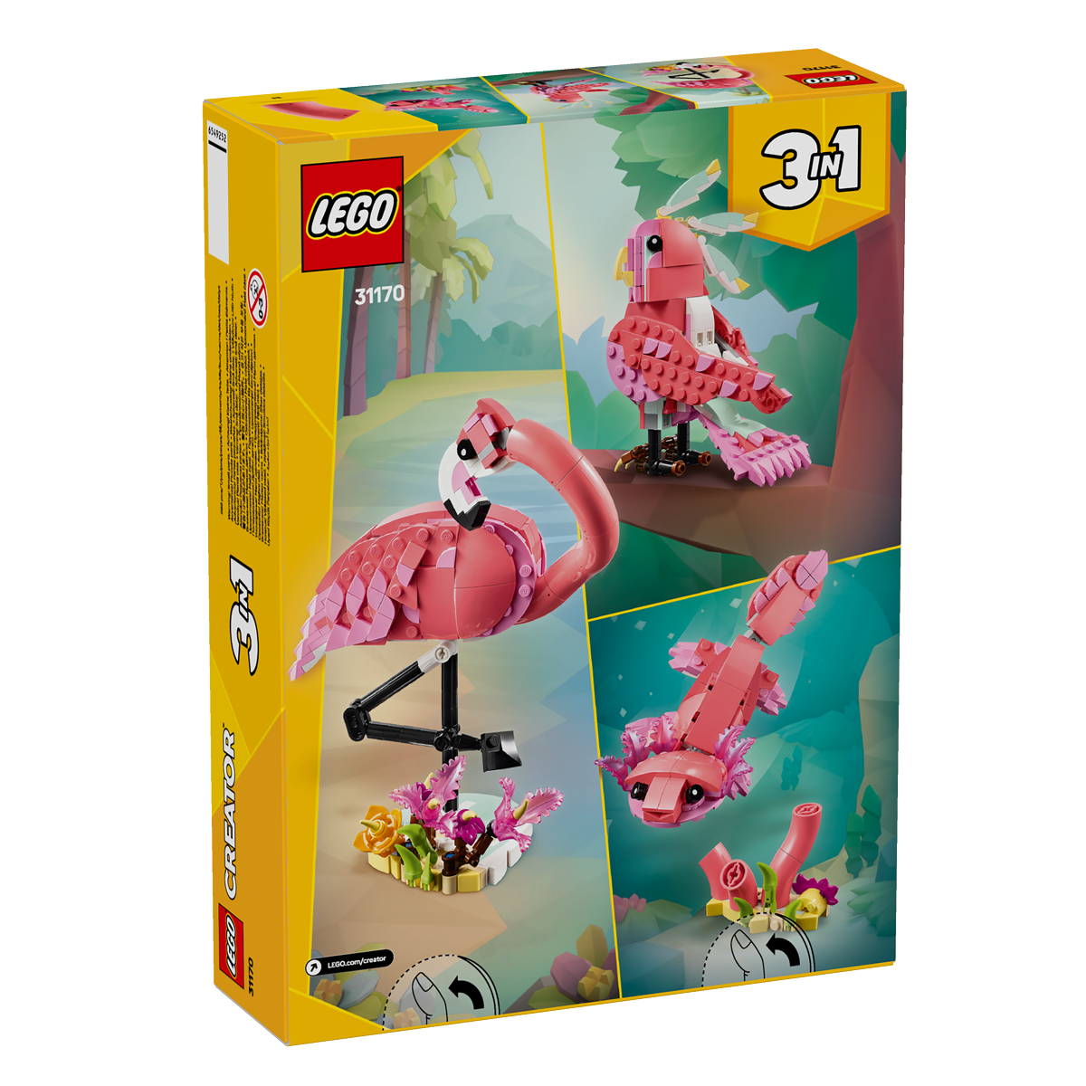 LEGO® Vilde dyr, Pink flamingo