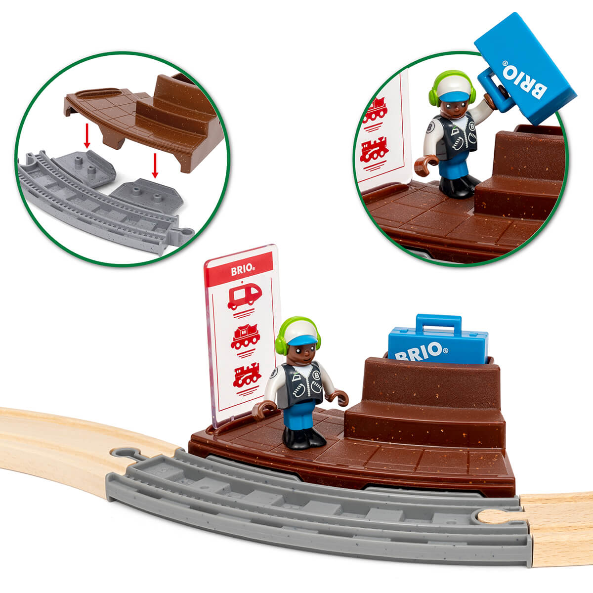 BRIO Pull Back Togsæt