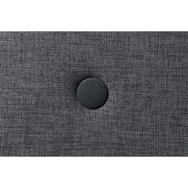 byKlipKlap 3 - fold sofa, 140 cm blågrå m grå knap