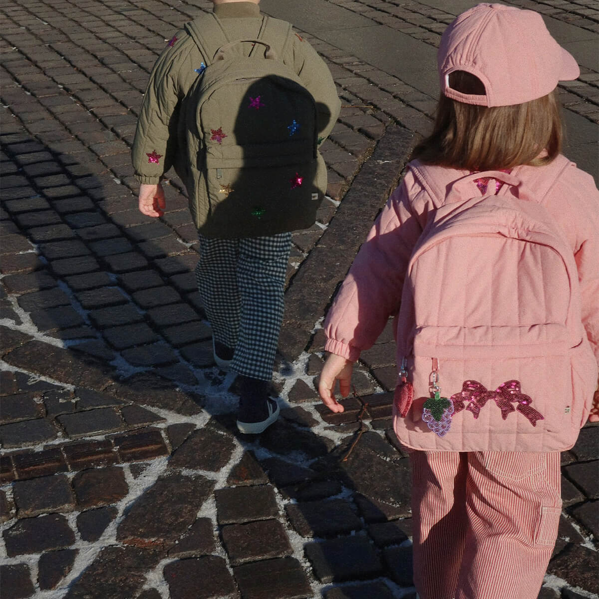 Konges Sløjd Juno Quilted Sequin Rygsæk, Rosette
