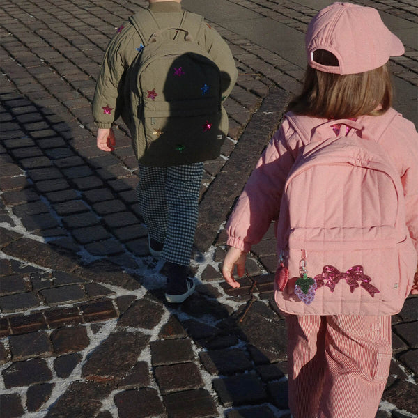 Konges Sløjd Juno Quilted Sequin Rygsæk, Rosette