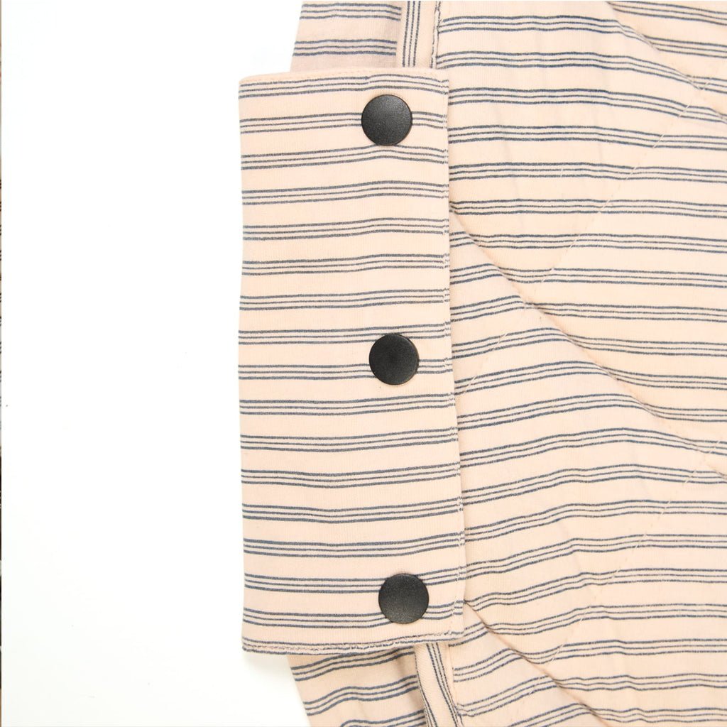2-I-1 Noomad Stripes Blue Legetæppe & Organizer