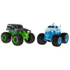 2er-Pack Mechanix Baue deinen eigenen Monstertruck mit Megalodon & Grave Digger