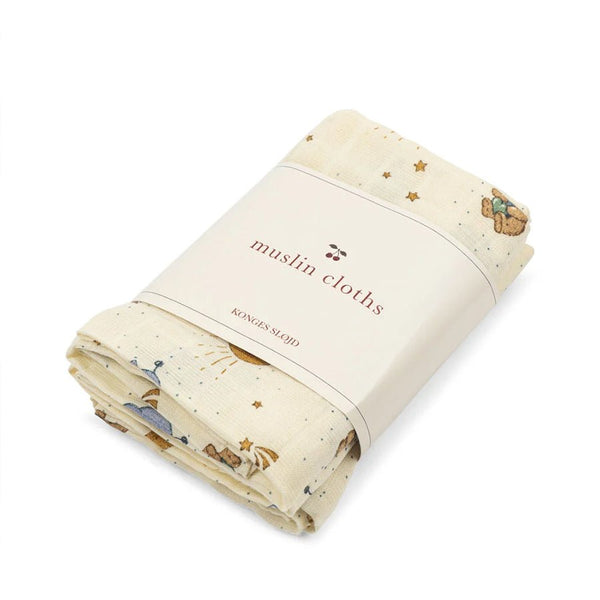 3-Pak Muslin Stofbleer i Cucciolo