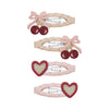 4er-Pack Haarspangen Fancy Cherries