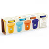4 Becher Knetmasse in Naturfarben
