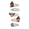 5er-Pack Haarspangen Mini Cat Halloween