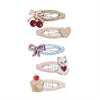5er-Pack Haarspangen Mini Kitty Bow