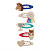 5er-Pack Haarspangen Mini Show Pony