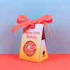 Flummiball Mit Smileys und Konfetti, Neonpink/Hellblau