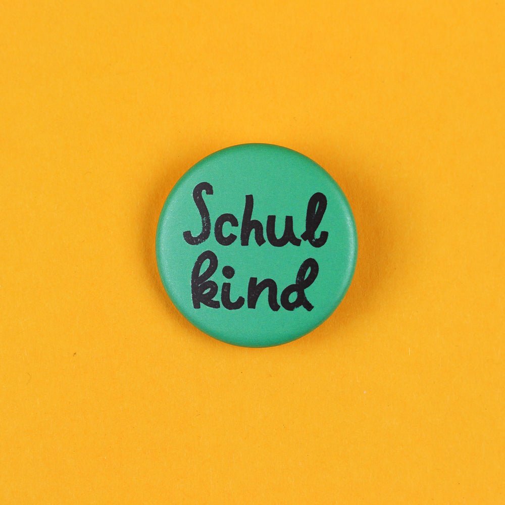 Button Schulkind - Grün