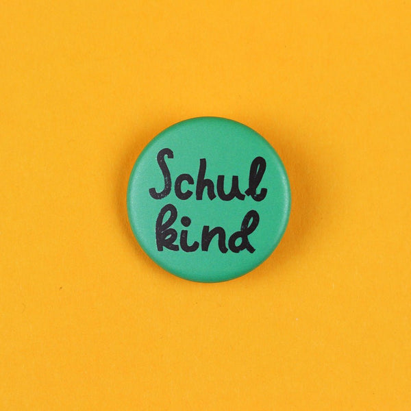 Button Schulkind - Grün