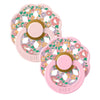 2er-Pack Boheme Liberty Oscar Meadow Schnuller Blossom / Baby Rosa (Größe 2)