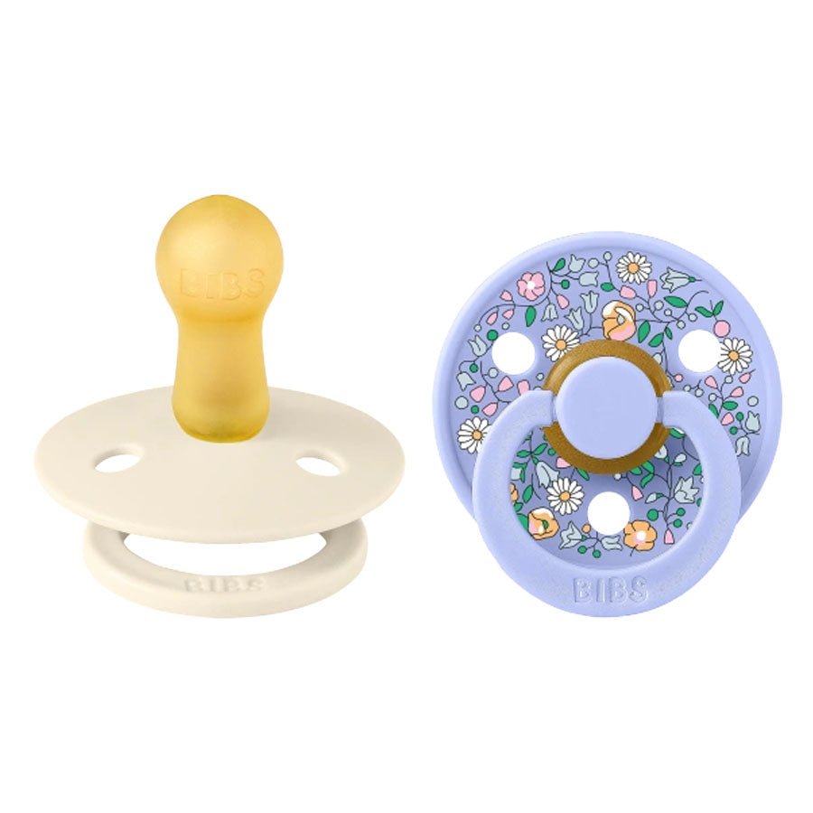 BIBS 2 - Pak Colour Liberty Chloe Meadow Sut, Str 2 - Ivori / Hush